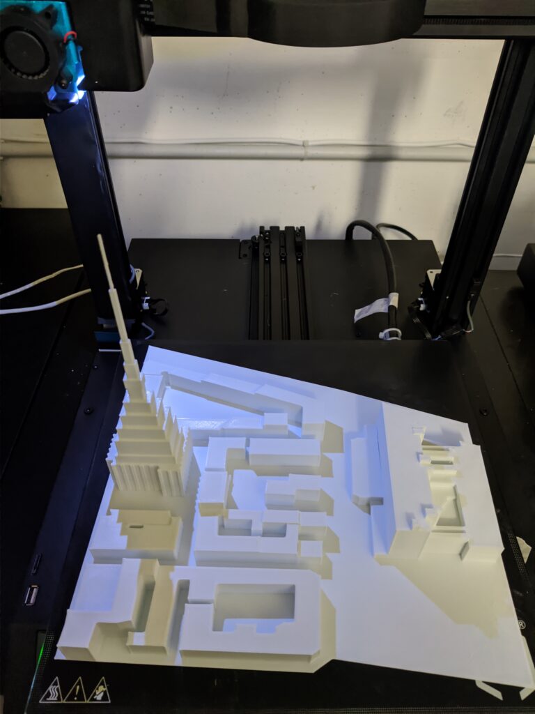 Stampa 3D dei plastici architettonici