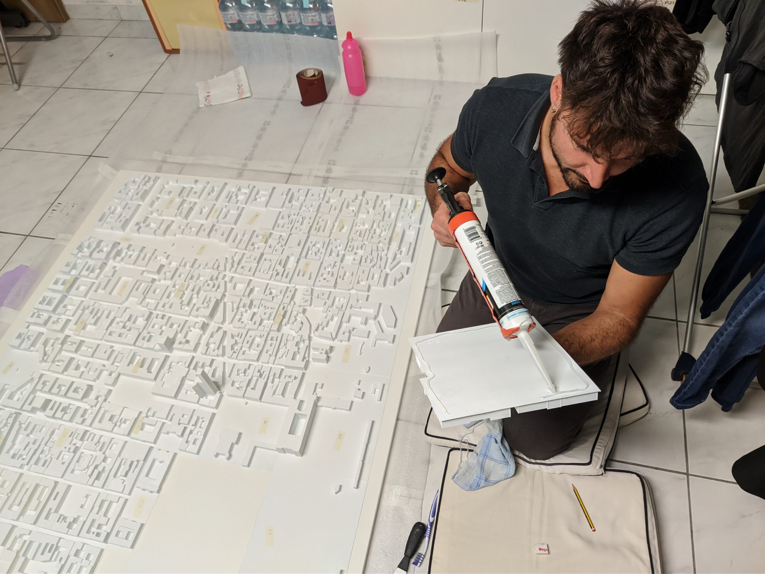 Assemblaggio plastici architettonici in stampa 3D